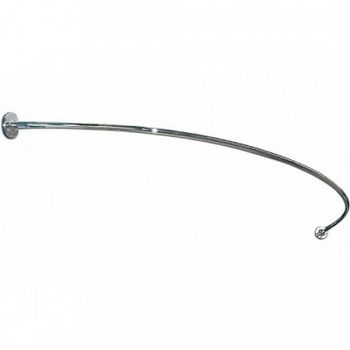 Карниз для ванны Bas 160 КЗ00006 Хром — фото 1, Карнизы для ванной