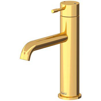 Смеситель для раковины Teska Atlas Leo S E5717 Золото — фото 1, Смесители для раковины