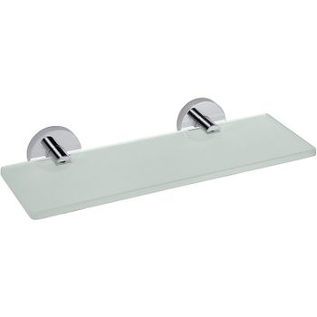 Стеклянная полка Bemeta Omega 104122042 Хром — фото 1, Полки для ванной и душа