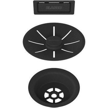 Выпуск для мойки Blanco C-overflow 239975 Черный матовый — фото 1, Донные клапаны