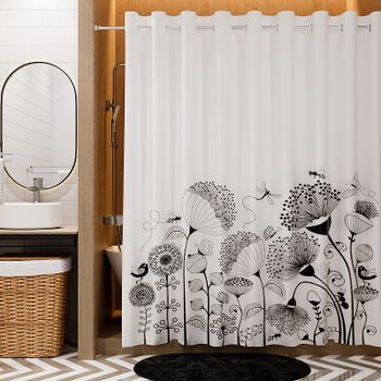 Штора для ванны WasserKRAFT Dill 200х200 SC-39102 Лето, цветы — фото 2, Шторы для ванной