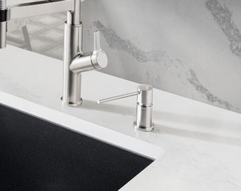 Дозатор для моющего средства Blanco Lato 525809 PVD Нержавеющая сталь — фото 3, Дозаторы для кухонных моек