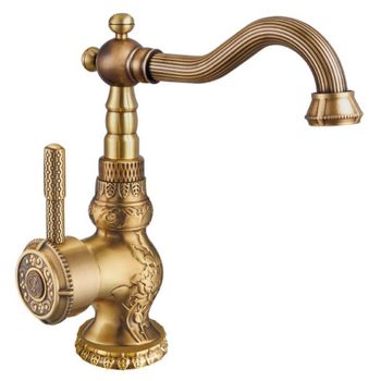 Смеситель для раковины ZorG Antic A 309U-BR Бронза — фото 1, Смесители для раковины