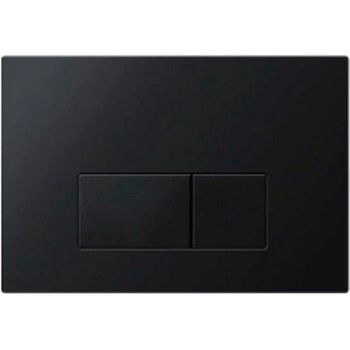 Клавиша смыва CeramaLux BC-012 Черная матовая — фото 1, Кнопки смыва