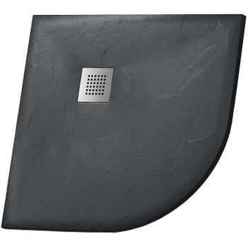 Душевой поддон из искусственного камня Grossman Strong 90x90 GR-S29090 Графит — фото 1, Душевые поддоны из искусственного камня