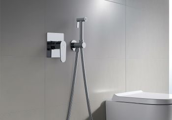 Гигиенический душ со смесителем Aquatek Оберон AQ1219CR Хром — фото 7, Гигиенические души