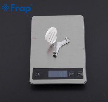 Двойной крючок Frap F33 F3305-2 Хром — фото 8, Крючки для полотенец