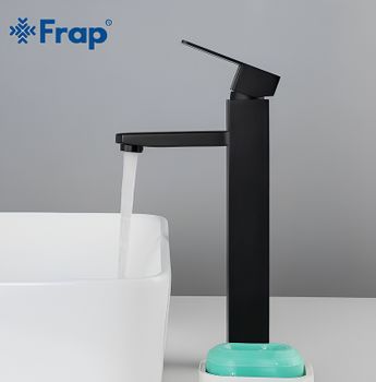 Смеситель для раковины Frap H802-6 F10802-62 Черный матовый — фото 4, Смесители для раковины