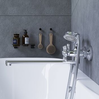 Смеситель для ванны Damixa Retro 239500000 универсальный Хром — фото 6, Смеситель для ванны