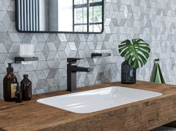 Смеситель для раковины Hansgrohe Metropol 32507340 Шлифованный черный хром — фото 4, Смесители для раковины