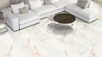 Керамогранит Azario Onice Bianco Glossy E2040821120G 60х120 см — фото 2, Керамогранит