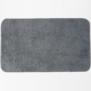 Коврик для ванной комнаты WasserKRAFT Vils 75х45 BM-1061 Темно-серый — фото 1, Коврики для ванной комнаты