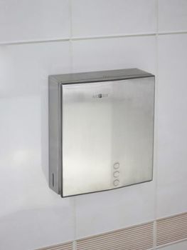 Диспенсер для бумажных полотенец Nofer 04046.S Матовая нержавеющая сталь — фото 2, Диспенсеры бумажных полотенец