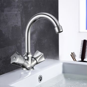 Смеситель для раковины Olive's Catalona 23110CT Хром — фото 2, Смесители для раковины