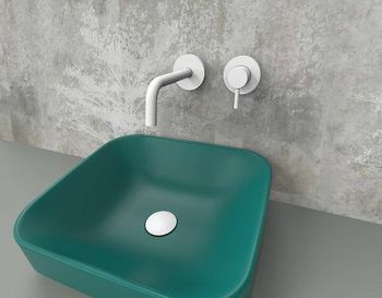 Комплект смесителей Paffoni Light KITLIG011BO006 Белый матовый — фото 6, Готовые комплекты для ванной комнаты