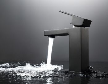 Смеситель для раковины Abber Daheim AF8210B Черный матовый — фото 3, Смесители для раковины