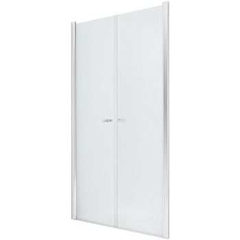 Душевая дверь New Trendy New Soleo Chrome 110 D-0127A профиль Хром стекло прозрачное — фото 1, Распашные душевые двери