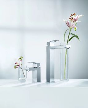 Смеситель для раковины Grohe Eurocube 2312700E Хром — фото 8, Смесители для раковины