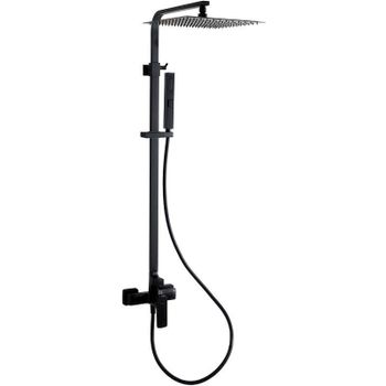Душевая система Allen Brau Infinity 5.21012-31 Черная матовая — фото 2, Душевые стойки