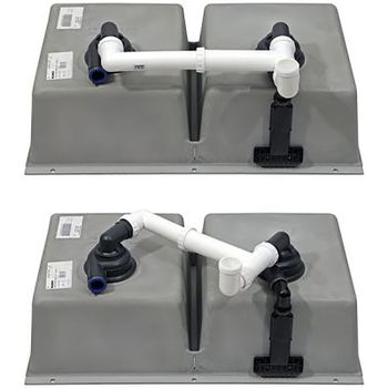 Кухонная мойка Blanco Subline 350/350-U 523578 Белая — фото 4, Кухонные мойки