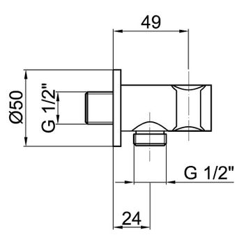 Шланговое подключение Webert AC0478980 Розовое золото — фото 2, Шланговые подключения