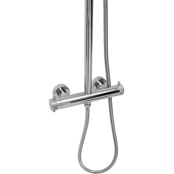 Душевая система Allen Brau Fantasy 5.11001-00 с термостатом Хром — фото 5, Душевые стойки