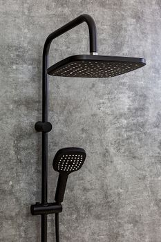 Душевая система Orange Karl M05-934b Черная — фото 5, Душевые стойки