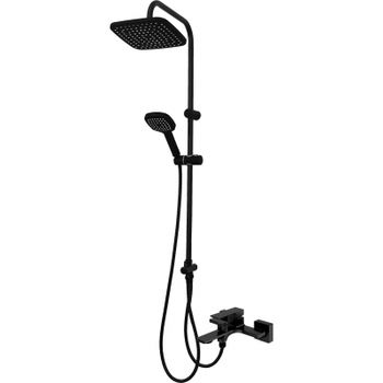 Душевая система Orange M04-944b Черная — фото 1, Душевые стойки