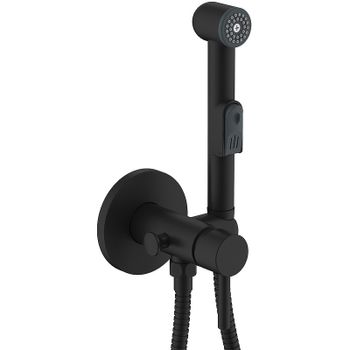 Гигиенический душ со смесителем Olive's Balear 13141BLB Черный матовый — фото 1, Гигиенические души