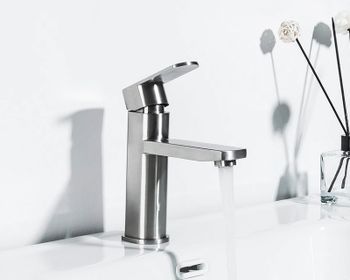 Смеситель для раковины Frap H805 F10805 Нержавеющая сталь — фото 3, Смесители для раковины