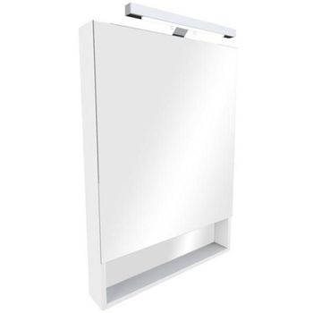 Зеркальный шкаф Roca The Gap 70 ZRU9302886 Белый глянцевый — фото 1, Зеркальные шкафы в ванную