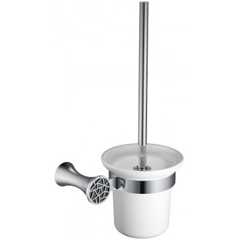 Ершик для унитаза CeramaLux Virginia 94313A Хром — фото 1, Ершики для унитаза
