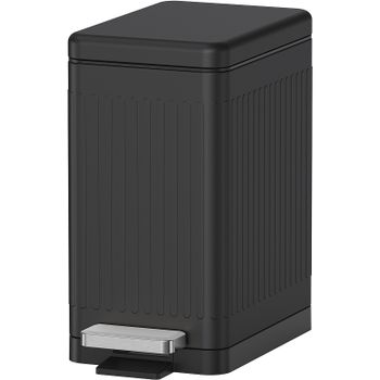 Ведро для мусора WeltWasser WW Magy BL 15L 10000011264 Черное матовое — фото 1, Мусорные ведра