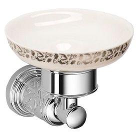 Мыльница настенная Schein Carving 7065004 Хром — фото 1, Мыльницы