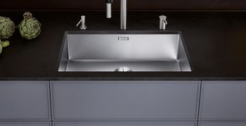 Кухонная мойка Blanco Claron 700-U 523387 Нержавеющая сталь Durinox — фото 2, Кухонные мойки