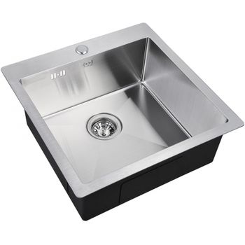 Кухонная мойка ZorG R 5151 Нержавеющая сталь — фото 1, Кухонные мойки