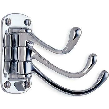 Тройной крючок Haiba HB208-3 Хром — фото 1, Крючки для полотенец