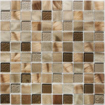 Стеклянная мозаика Bonaparte Titan Bronze 31,8х31,8 см — фото 1, Мозаика