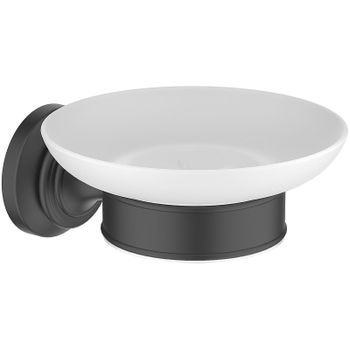 Мыльница Aquatek Классик AQ4503MB Черная матовая — фото 1, Мыльницы