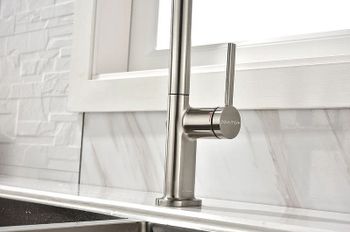 Смеситель для кухни Paulmark Neo Ne214419-Ni Никель — фото 11, Смесители для кухни