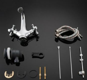 Смеситель для раковины Gappo G42 G1042 Хром — фото 7, Смесители для раковины