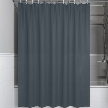 Штора для ванны Iddis Base 180х200 BS01P18i11 Серая — фото 1, Шторы для ванной