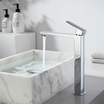 Смеситель для раковины Vincea Next VBF-1N2CH Хром — фото 8, Смесители для раковины