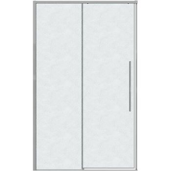 Душевая дверь Grossman Galaxy 130 100.K33.01.130.10.02 профиль Хром стекло шиншилла — фото 1, Раздвижные душевые двери