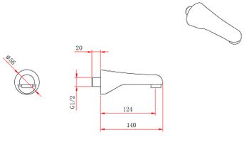 Душевая система Berges Ventas 3S Black 073006 Черная матовая — фото 9, Встраиваемые душевые комплекты