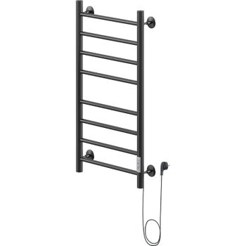 Электрический полотенцесушитель Ника WAY-2 80/40 Черный матовый — фото 1, Электрические полотенцесушители