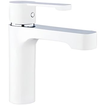 Смеситель для раковины Gappo G02-8 G1002-8 Белый Хром — фото 1, Смесители для раковины