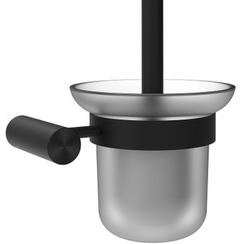 Ершик для унитаза Raiber Graceful RPB-80009 Черный матовый — фото 2, Ершики для унитаза