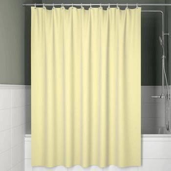 Штора для ванны Iddis Basic 180х200 B67P218i11 Желтая — фото 1, Шторы для ванной