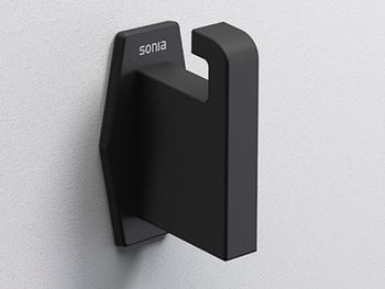 Крючок для полотенец Sonia Luce 182497 Черный матовый — фото 2, Крючки для полотенец